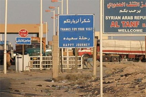 paso fronterizo entre Siria e Iraq, Al Tanf La Coalición liderada por EEUU ataca posición del Ejército sirio